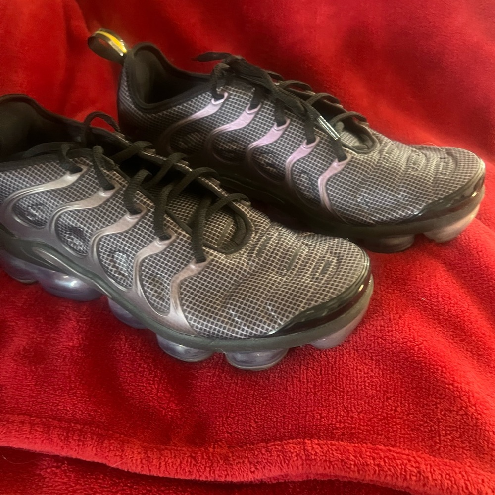 Nike Black and White Air Vapormax Plus
